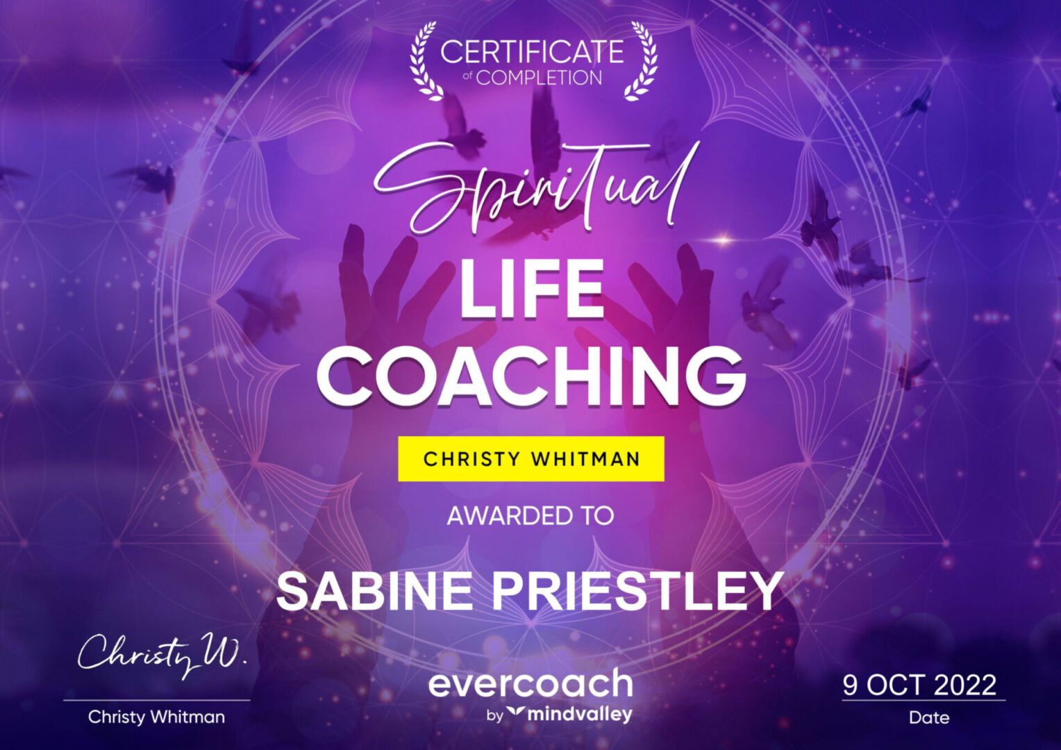 Life coaching certification